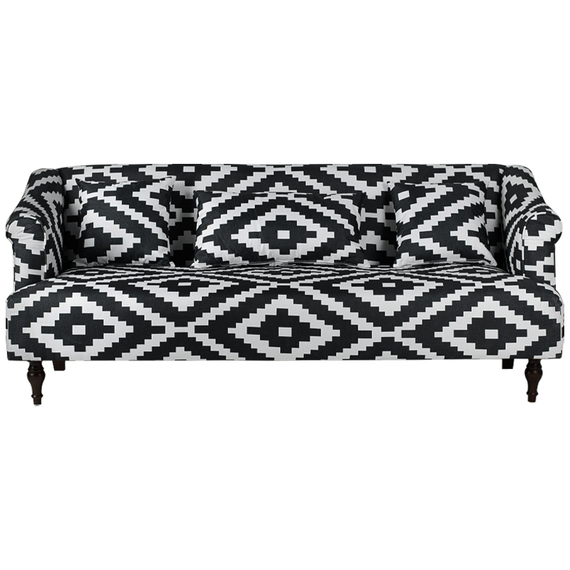 Диван KELIM Ornament black and white sofa Черно-белый в Волгограде | Loft Concept 
