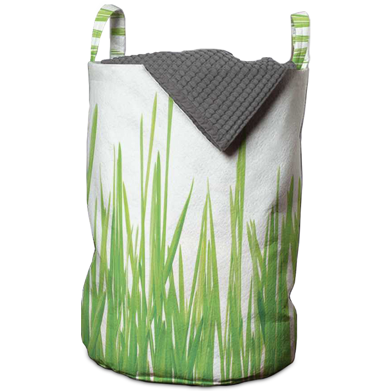 Корзина Grass Basket Зеленый Белый Корзина Grass Basket Зеленый Белый в Волгограде | Loft Concept