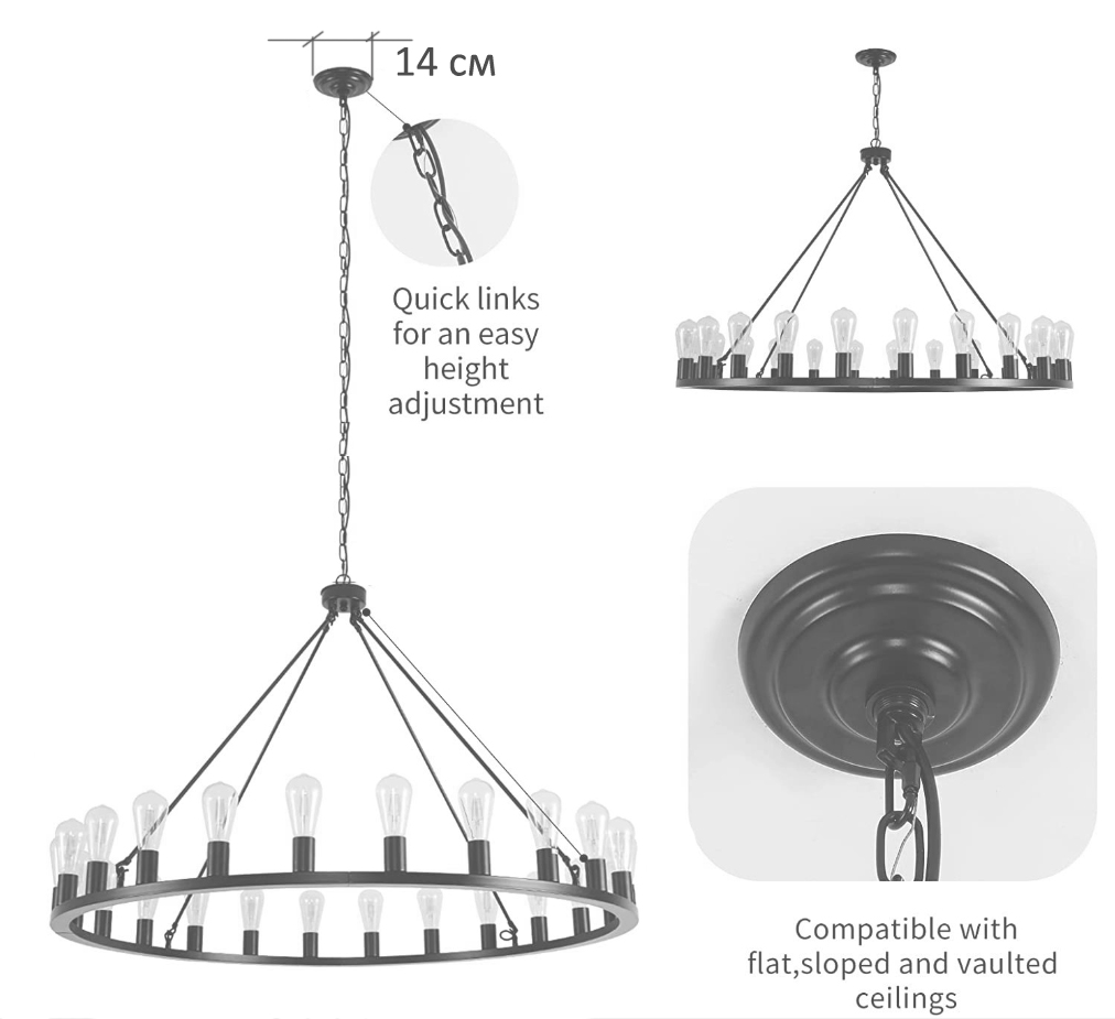 Люстра Camino Round Chandelier 18 Restoration Hardware  в Волгограде