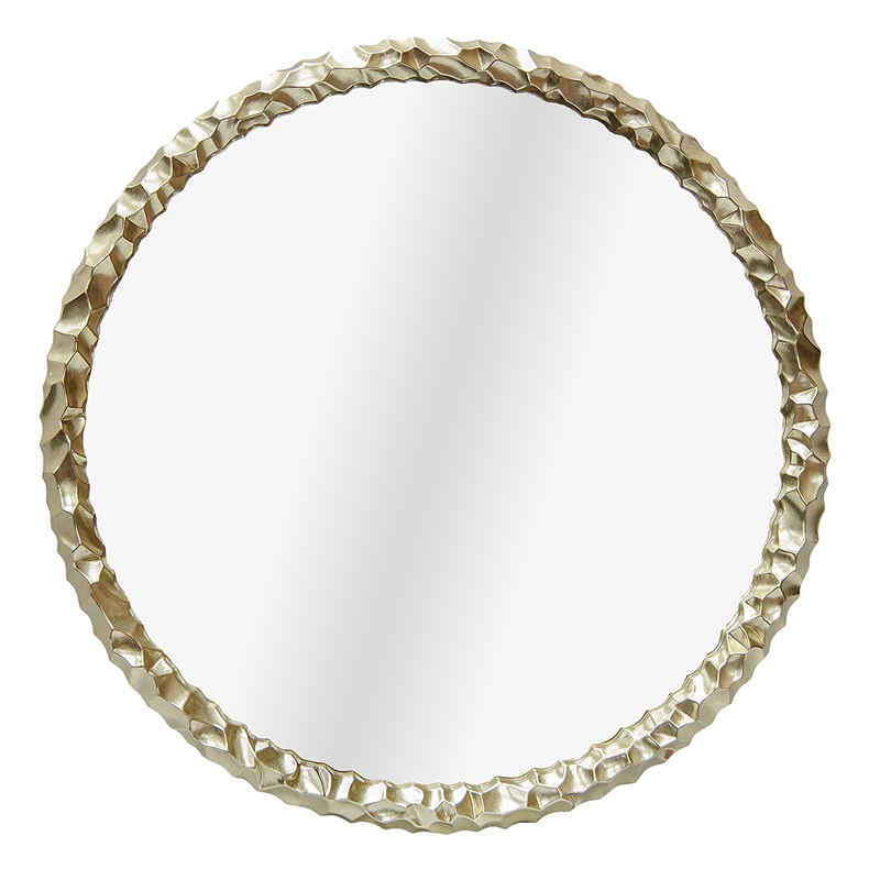 Зеркало Reginald Mirror round champagne Золотой Шампань Зеркало Reginald Mirror round champagne Золотой Шампань в Волгограде | Loft Concept