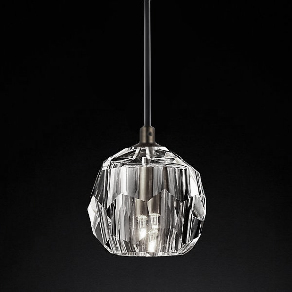 Подвесной светильник Boule De Cristal Single Rod Pendant Chrome Хром Подвесной светильник Boule De Cristal Single Rod Pendant Chrome Хром в Волгограде | Loft Concept