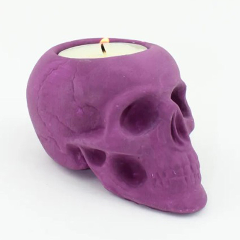 Подсвечник Purple Skull Пурпурный в Волгограде | Loft Concept 