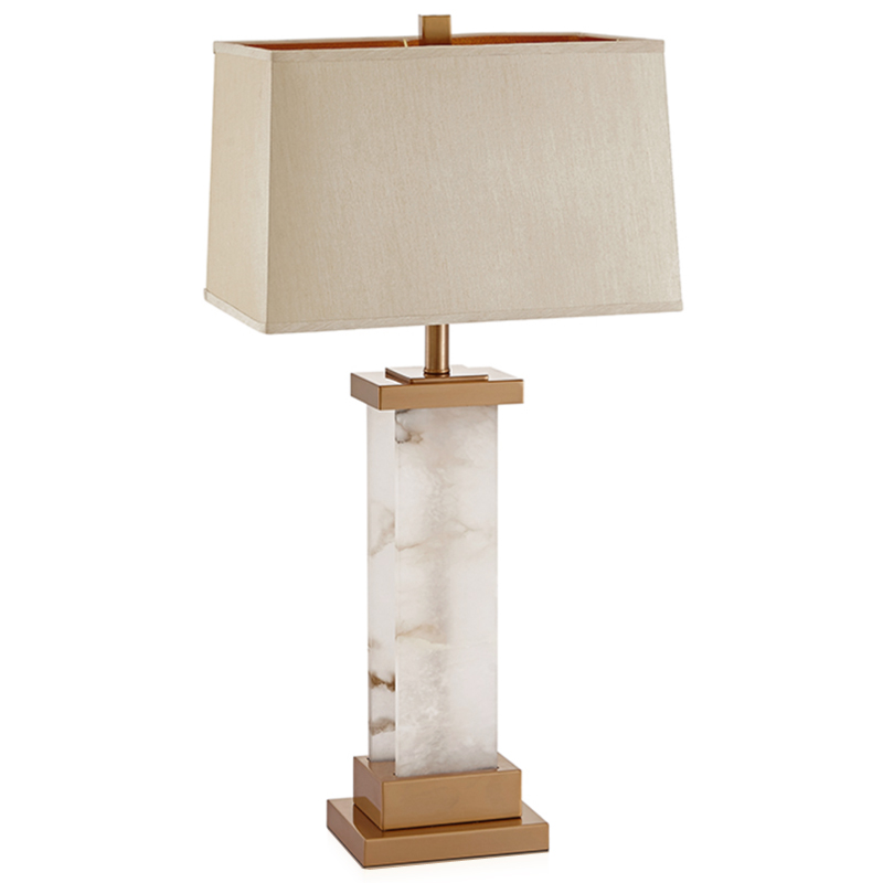 Настольная Лампа Мрамор Table lamp marble two ivory ( слоновая кость ) Латунь Настольная Лампа Мрамор Table lamp marble two ivory ( слоновая кость ) Латунь в Волгограде | Loft Concept