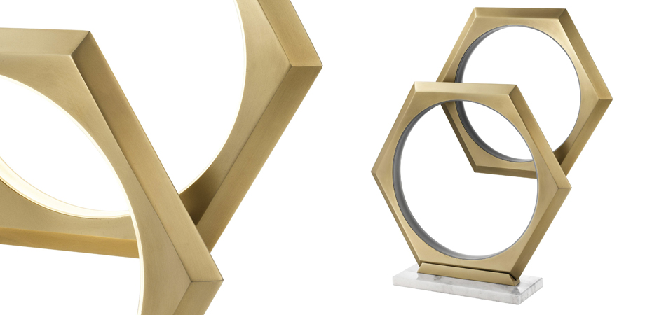 Настольная лампа Eichholtz Table Lamp Hexum Настольная лампа Eichholtz Table Lamp Hexum - Loft-Concept в Волгограде