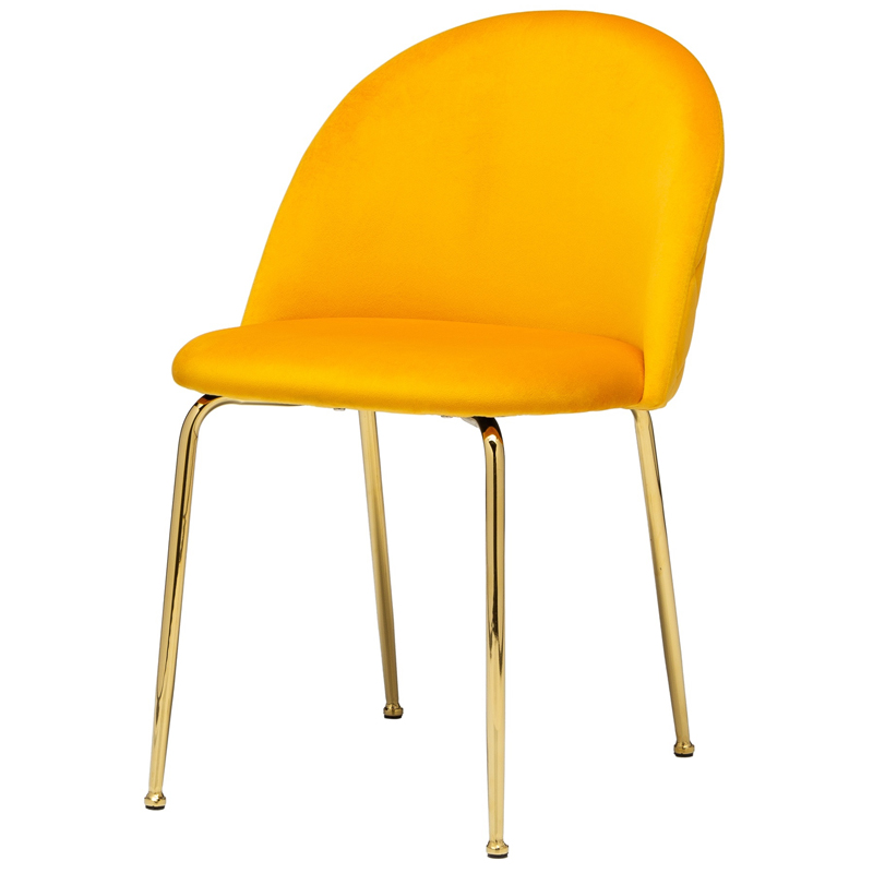 Стул Vendramin Dining Chair yellow Желтый Глянцевое золото Стул Vendramin Dining Chair yellow Желтый Глянцевое золото в Волгограде | Loft Concept