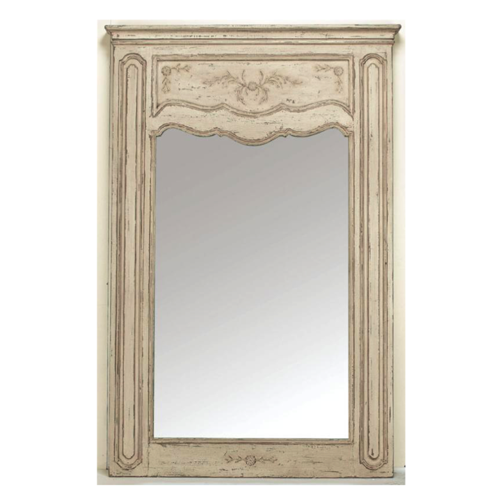 Напольное зеркало GRAND MIROIR TRUMEAU RECTANGULAIRE EN PIN GRIS CHATEAU DRX0 Бежево-серый Напольное зеркало GRAND MIROIR TRUMEAU RECTANGULAIRE EN PIN GRIS CHATEAU DRX0 Бежево-серый в Волгограде | Loft Concept