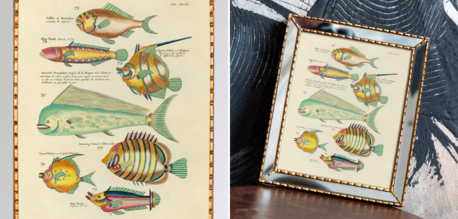 Постер в зеркальной раме Fish Guide 6 - Loft-Concept в Волгограде