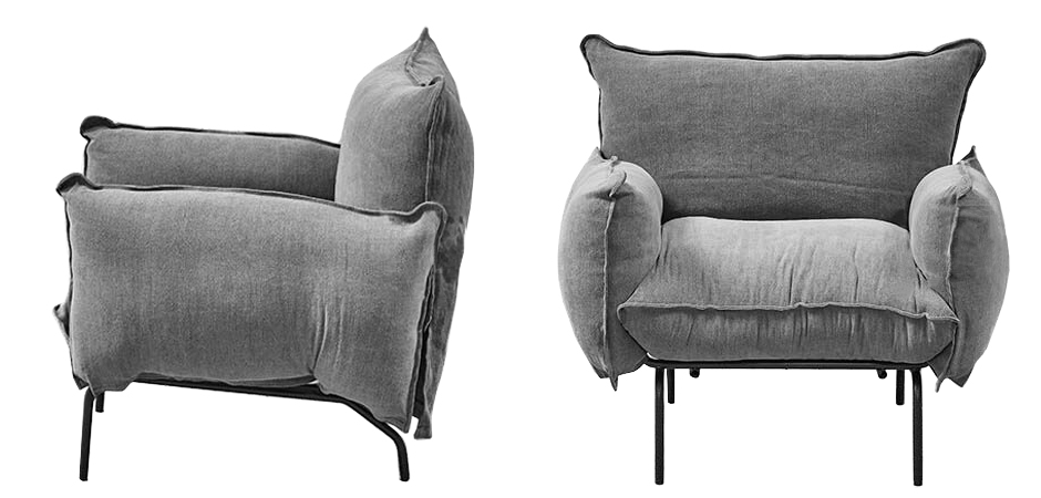 Кресло Elsa Armchair Gray Кресло Elsa Armchair Gray - Loft-Concept в Волгограде
