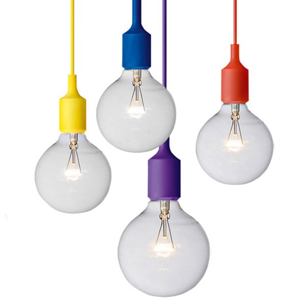Подвесной светильник Muuto E27 Color Салатовый Бирюзовый Желтый Синий Серый Голубой Оранжевый Красный Черный Белый Подвесной светильник Muuto E27 Color Салатовый Бирюзовый Желтый Синий Серый Голубой Оранжевый Красный Черный Белый в Волгограде | Loft Concept
