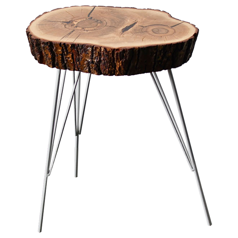 Приставной стол Kobie Industrial Metal Rust Side Table Коричневый Белый Приставной стол Kobie Industrial Metal Rust Side Table Коричневый Белый в Волгограде | Loft Concept