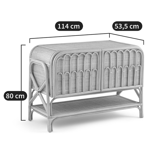 Шкаф-буфет из плетеного ротанга Joelle Wicker Furniture Шкаф-буфет из плетеного ротанга Joelle Wicker Furniture в Волгограде