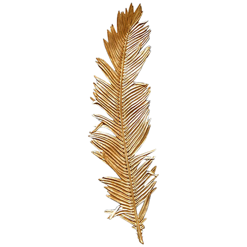Аксессуар на стену Golden Feather Золотой Аксессуар на стену Golden Feather Золотой в Волгограде | Loft Concept