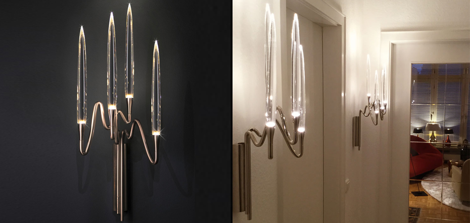 Бра Golden candle 3 Wall Sconce 4 лампы Бра Golden candle 3 Wall Sconce 4 лампы - Loft-Concept в Волгограде