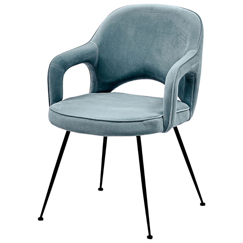 Стул Taube Stool Pastel Blue Голубой пастельный Черный Стул Taube Stool Pastel Blue Голубой пастельный Черный в Волгограде | Loft Concept