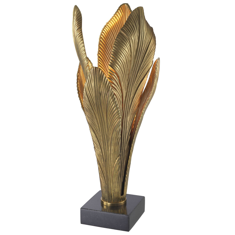 Настольная лампа Eichholtz Table Lamp Maui Золотой Черный Настольная лампа Eichholtz Table Lamp Maui Золотой Черный в Волгограде | Loft Concept