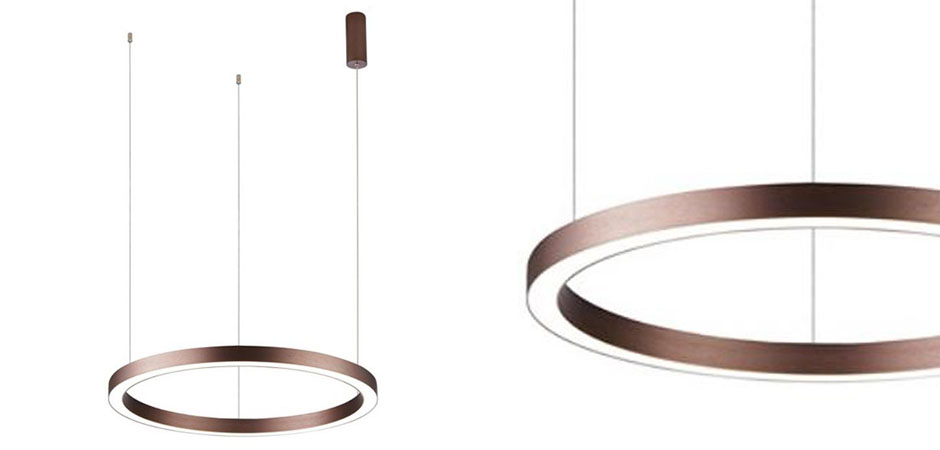 Подвесной светильник Ribbon Ring цвет Корица Подвесной светильник Ribbon Ring цвет Корица - Loft-Concept в Волгограде