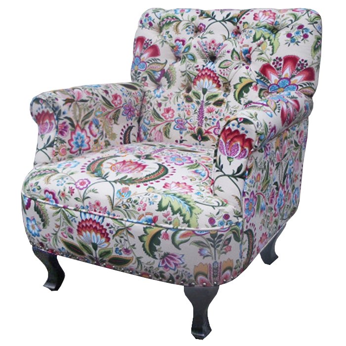 Кресло GIOVANNA Chair flower ornament Мульти Кресло GIOVANNA Chair flower ornament Мульти в Волгограде | Loft Concept