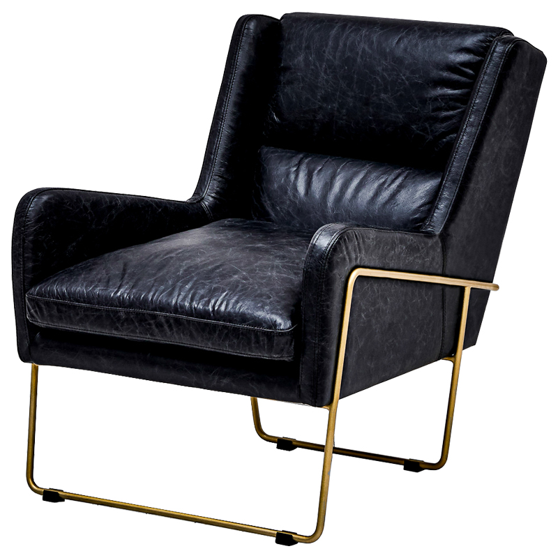 Кресло Grinda Chair Глянцевое золото Черный Кресло Grinda Chair Глянцевое золото Черный в Волгограде | Loft Concept