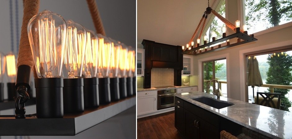 Люстра Square Large Loft Rope Light Люстра Square Large Loft Rope Light - Loft-Concept в Волгограде