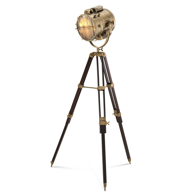Торшер Eichholtz Floor Lamp Atlantic brass Латунь Коричневый Прозрачный Торшер Eichholtz Floor Lamp Atlantic brass Латунь Коричневый Прозрачный в Волгограде | Loft Concept