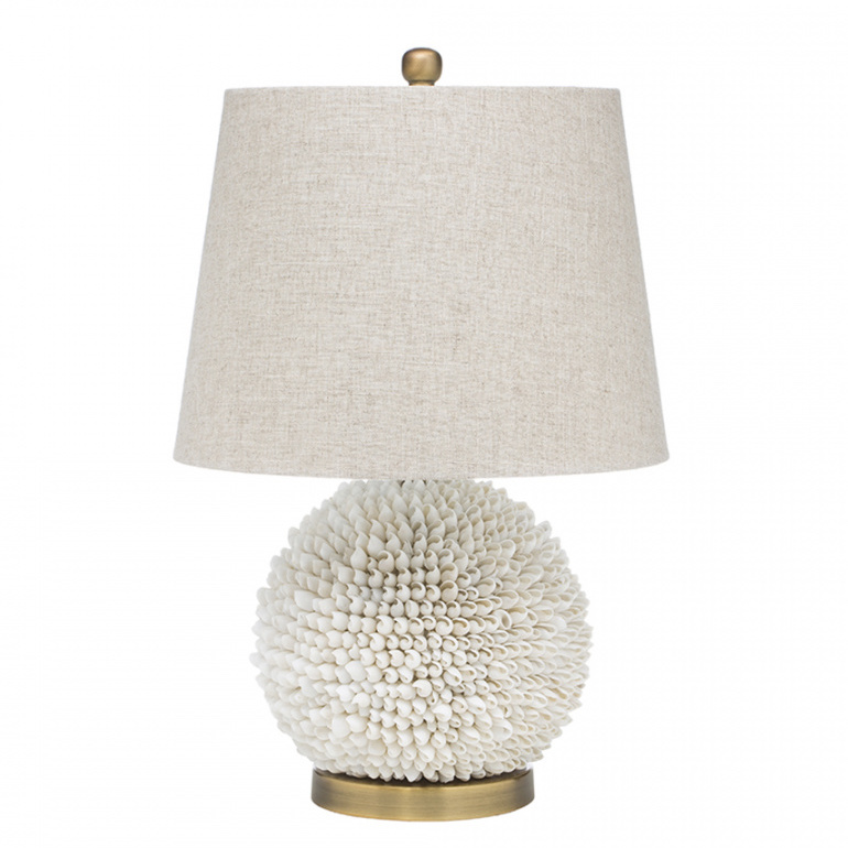 Настольная лампа Shell Lamp Бежевый Настольная лампа Shell Lamp Бежевый в Волгограде | Loft Concept