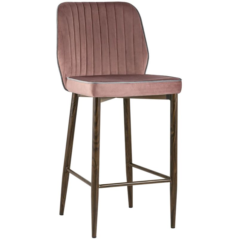 Стул Lawrence Chair Пыльно-Розовый Серый кант Розовый пастельный Светло-серый Коричневый Стул Lawrence Chair Пыльно-Розовый Серый кант Розовый пастельный Светло-серый Коричневый в Волгограде | Loft Concept