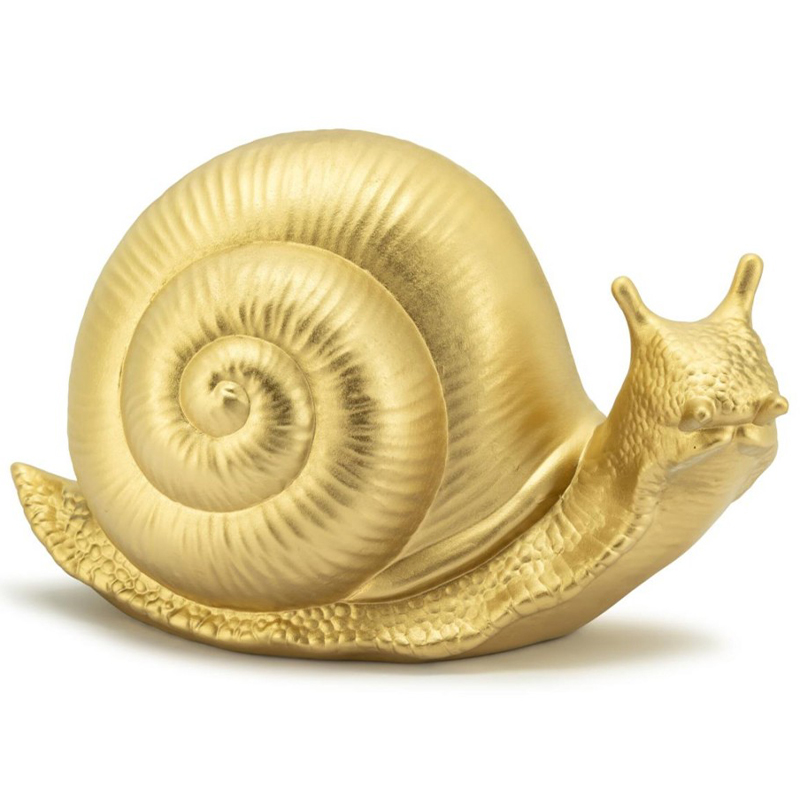 Статуэтка Abhika Snail Bisc. Gold Золотой Статуэтка Abhika Snail Bisc. Gold Золотой в Волгограде | Loft Concept