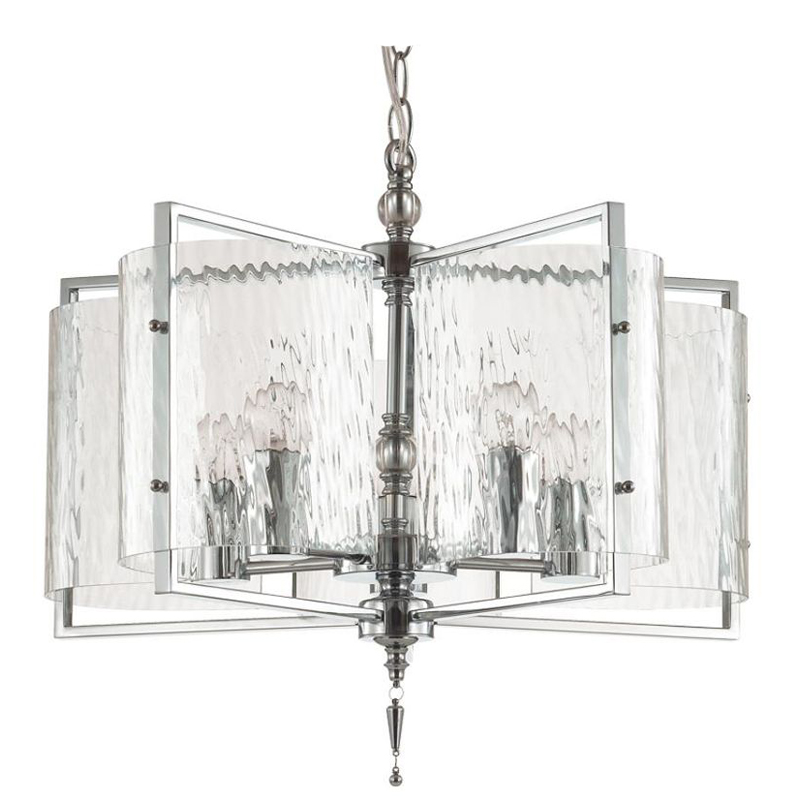 Люстра Karissa Chrome Chandelier 48 Хром Прозрачный (Transparent) Люстра Karissa Chrome Chandelier 48 Хром Прозрачный (Transparent) в Волгограде | Loft Concept