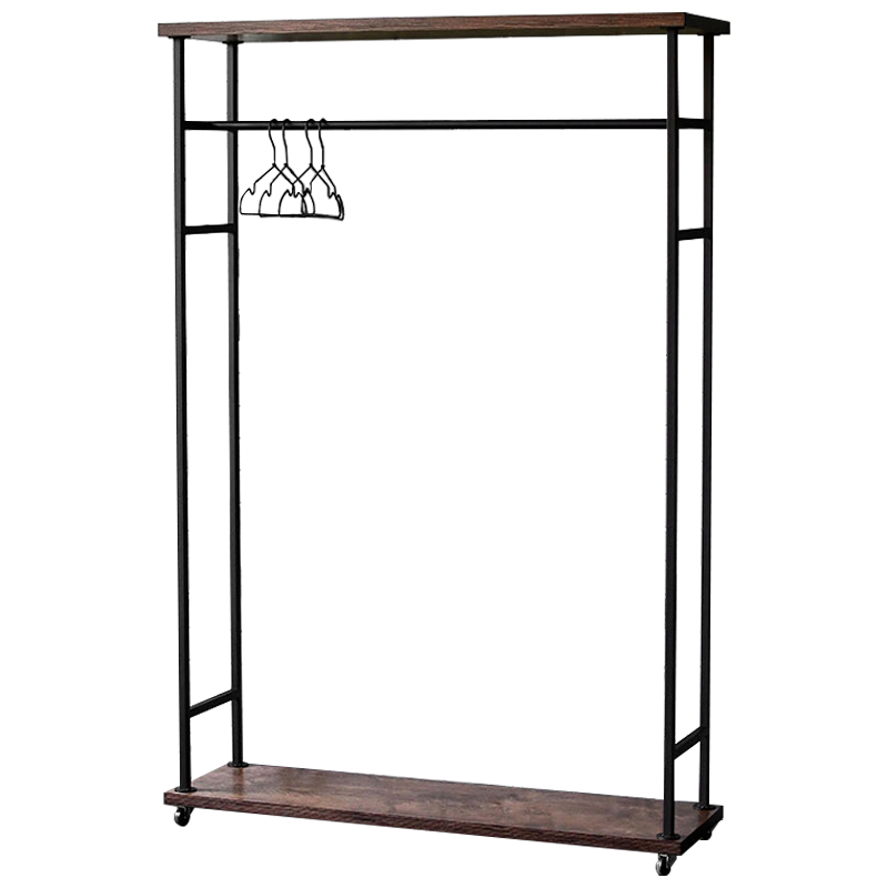 Рейл Lowery Brown Industrial Metal Rust Clothes Rail Черный Коричневый Рейл Lowery Brown Industrial Metal Rust Clothes Rail Черный Коричневый в Волгограде | Loft Concept