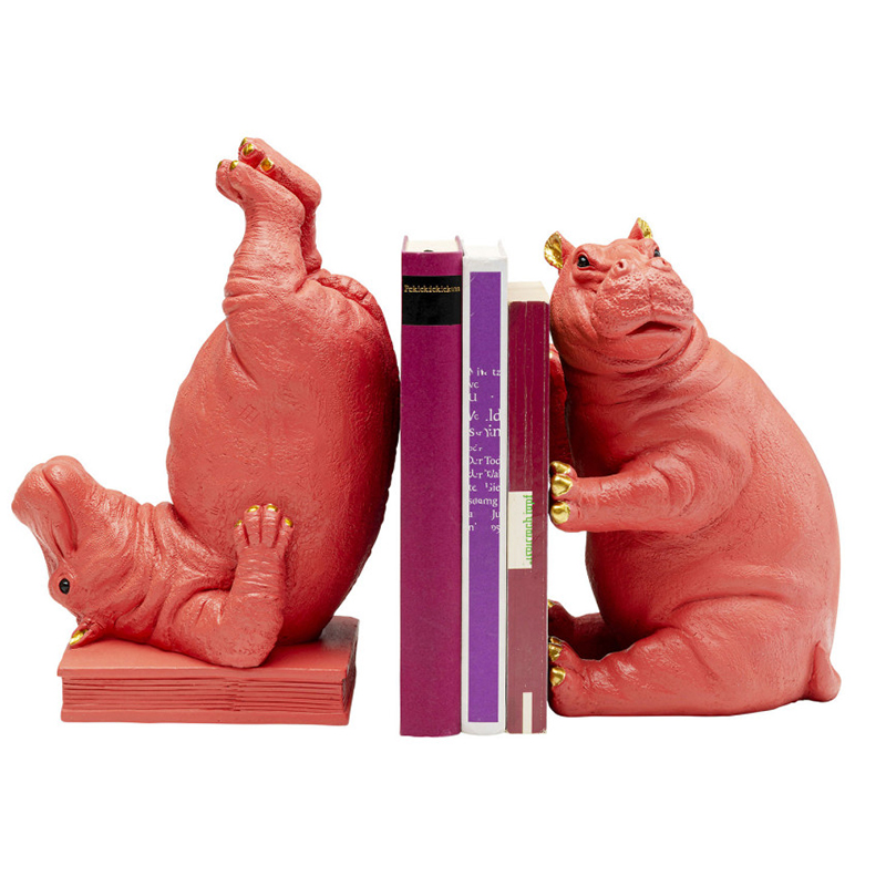 Держатель для книг Red Hippos Красный Держатель для книг Red Hippos Красный в Волгограде | Loft Concept