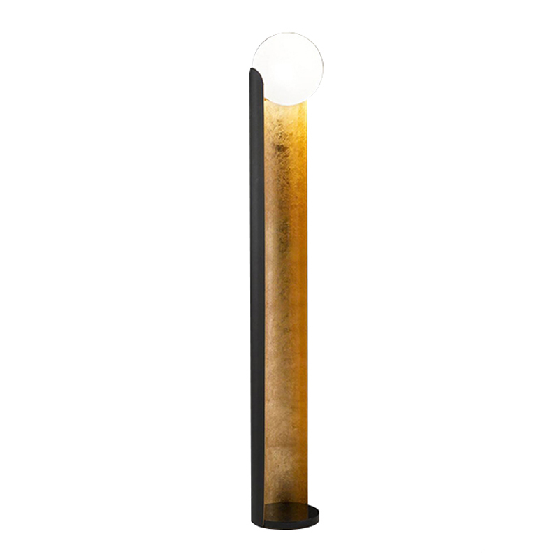 Торшер Alta Floor Lamp Золотой Черный Белый Торшер Alta Floor Lamp Золотой Черный Белый в Волгограде | Loft Concept