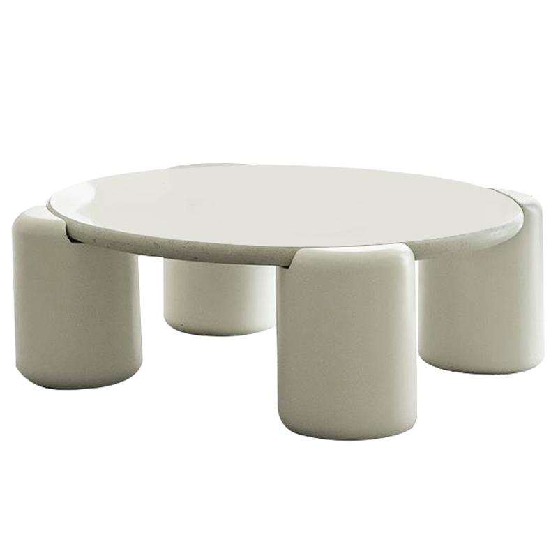 Кофейный стол Dean Coffee Table Бежево-серый Молочный Кофейный стол Dean Coffee Table Бежево-серый Молочный в Волгограде | Loft Concept