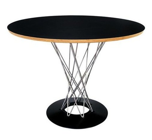 Стол Noguchi Cyclone Белый Черный Стол Noguchi Cyclone Белый Черный в Волгограде | Loft Concept