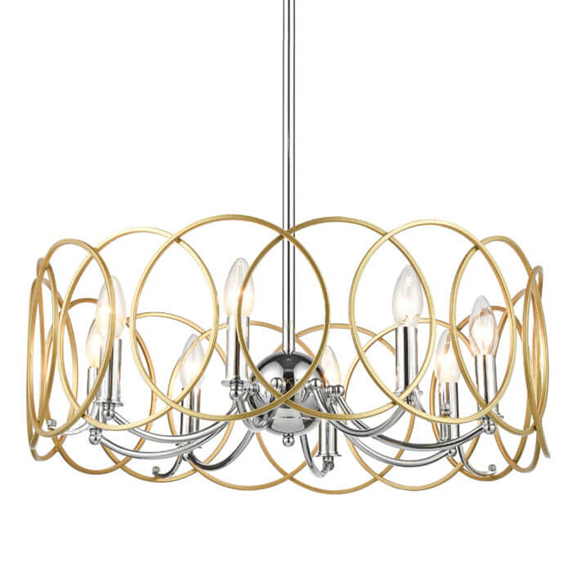 Люстра Jasira Chandelier Хром Золотой Люстра Jasira Chandelier Хром Золотой в Волгограде | Loft Concept