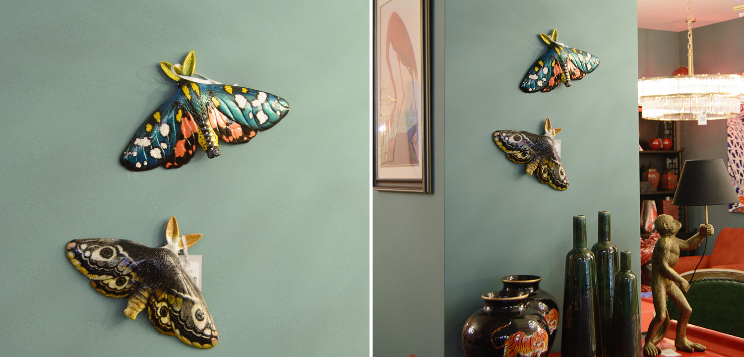 Аксессуар на стену Большой серый мотылёк - фото №1