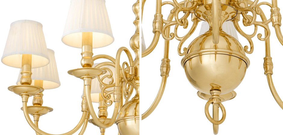Люстра Eichholtz Chandelier Bourbon Brass - Loft-Concept в Волгограде