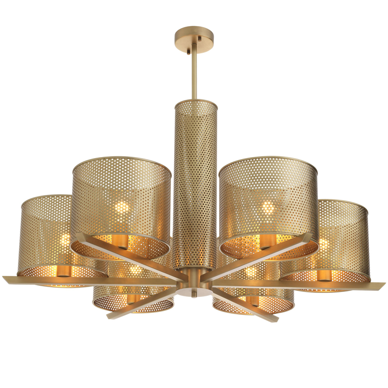 Люстра Eichholtz Chandelier Morrison Brass Латунь в Волгограде | Loft Concept 