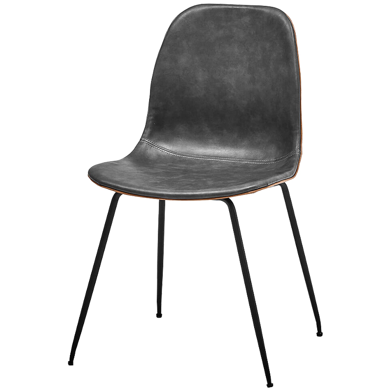 Стул Combi Caramel and Graphite Stool III Черный Карамель Серый в Волгограде | Loft Concept 