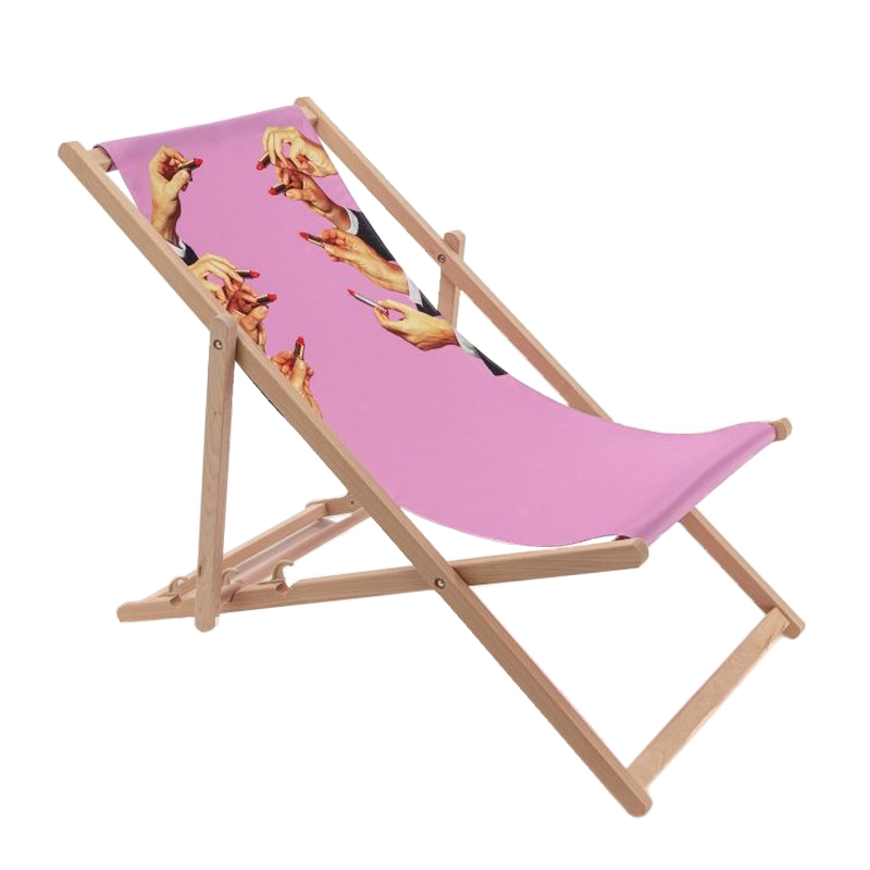 Шезлонг Seletti Lipstick Pink Розовый Бежевый Шезлонг Seletti Lipstick Pink Розовый Бежевый в Волгограде | Loft Concept