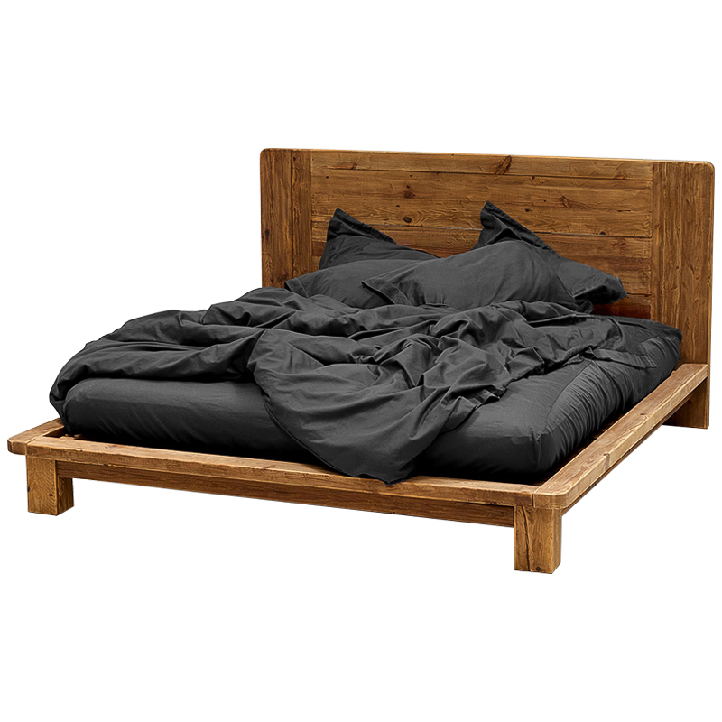 Кровать в стиле лофт из массива сосны Terence Bed Древесина Кровать в стиле лофт из массива сосны Terence Bed Древесина в Волгограде | Loft Concept
