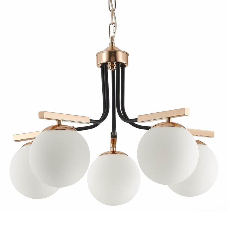 Люстра Bertilde Chandelier Золотой Белый Люстра Bertilde Chandelier Золотой Белый в Волгограде | Loft Concept