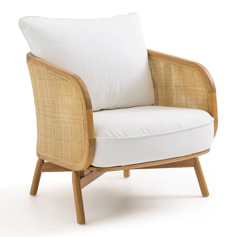 Кресло Uliva Wicker Chair Бежевый Белый Кресло Uliva Wicker Chair Бежевый Белый в Волгограде | Loft Concept