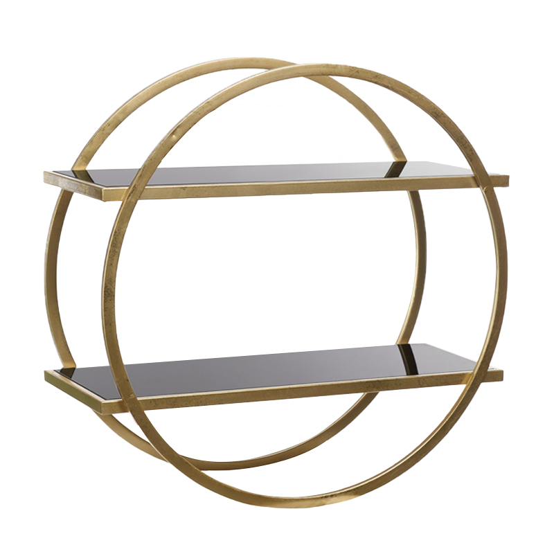 Полка Circle Gold Золотой Желтый Полка Circle Gold Золотой Желтый в Волгограде | Loft Concept