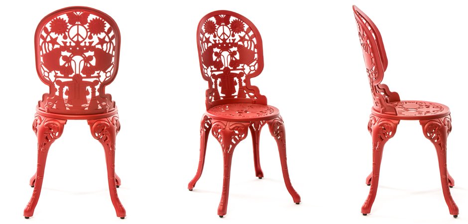 Стул Seletti Industry Collection ALUMINIUM CHAIR – RED Стул Seletti Industry Collection ALUMINIUM CHAIR – RED - Loft-Concept в Волгограде