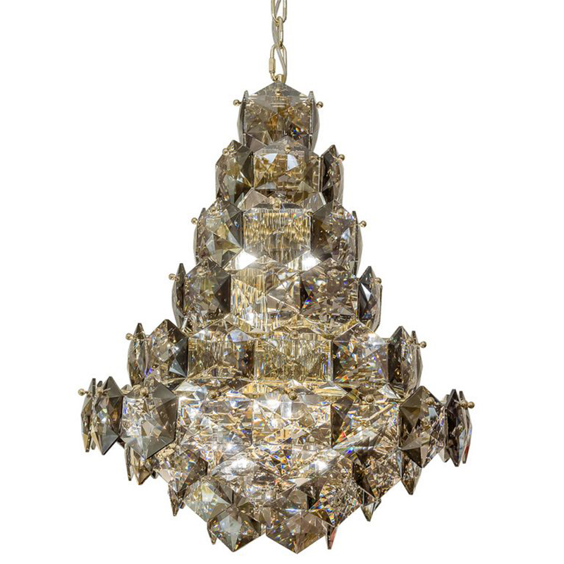 Люстра Tiers Crystal Light Chandelier Smoky 54 Золотой Дымчатый (Smoke) Люстра Tiers Crystal Light Chandelier Smoky 54 Золотой Дымчатый (Smoke) в Волгограде | Loft Concept