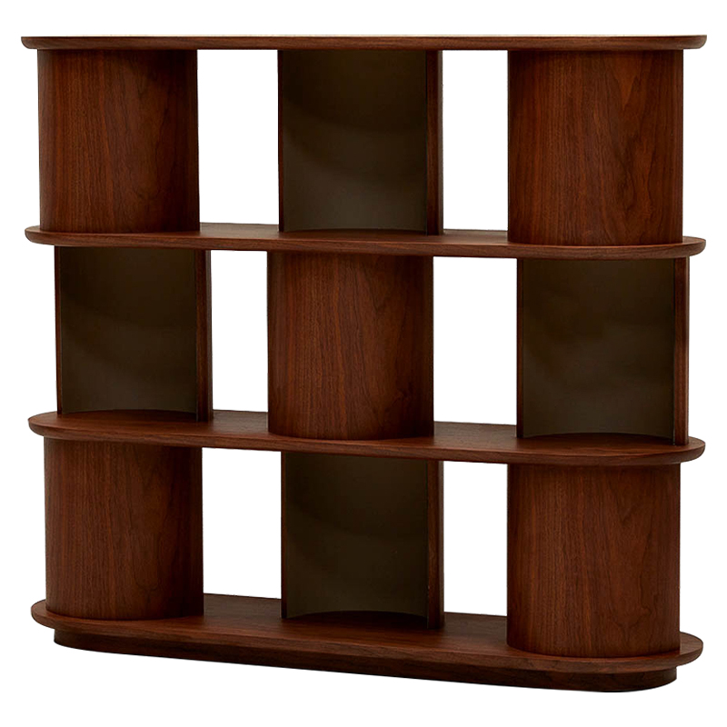 Стеллаж Zacharie Brown Wood Rack Коричневый Стеллаж Zacharie Brown Wood Rack Коричневый в Волгограде | Loft Concept