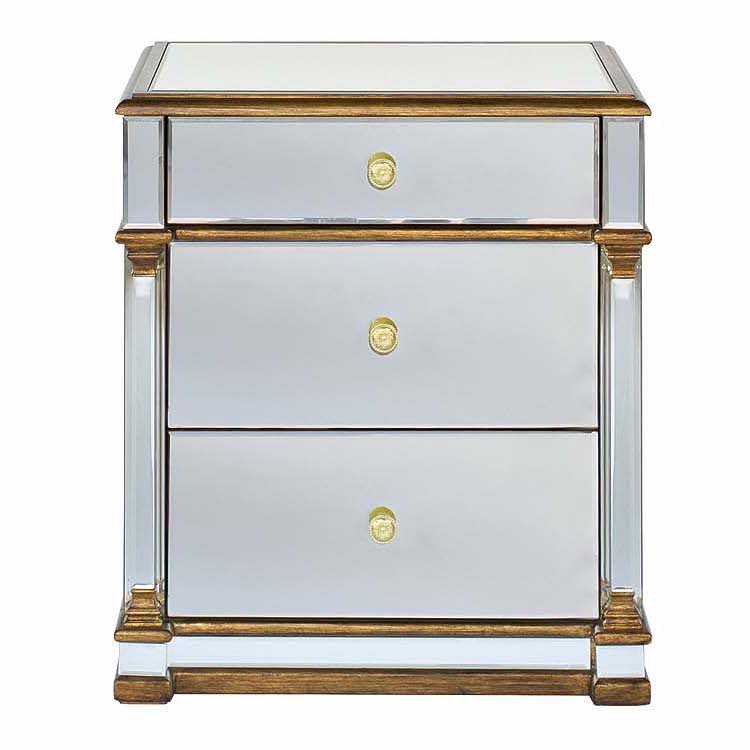 Тумба Mirror Classic Nightstand Зеркало Золотой Тумба Mirror Classic Nightstand Зеркало Золотой в Волгограде | Loft Concept
