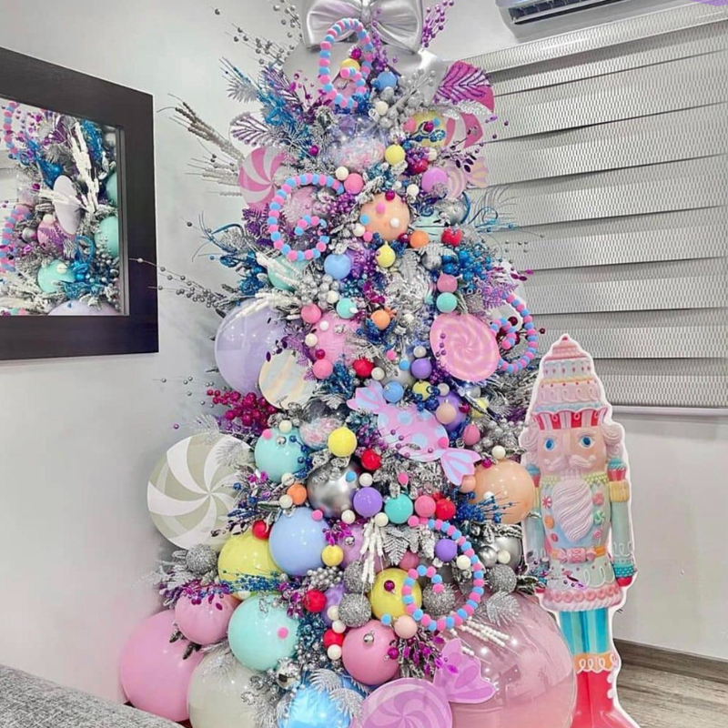 Дизайнерская Елка Премиум с Ярким Розовым Декором Christmas Tree Fun Game Кремовый Белый Розовый Лиловый Голубой Сиреневый Дизайнерская Елка Премиум с Ярким Розовым Декором Christmas Tree Fun Game Кремовый Белый Розовый Лиловый Голубой Сиреневый в Волгограде | Loft Concept