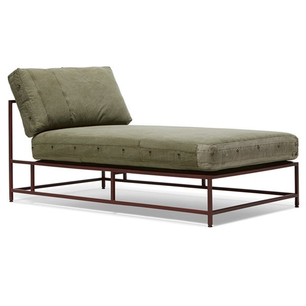 Кушетка Olive Military Fabric Sectional Lounge Оливковый Кушетка Olive Military Fabric Sectional Lounge Оливковый в Волгограде | Loft Concept