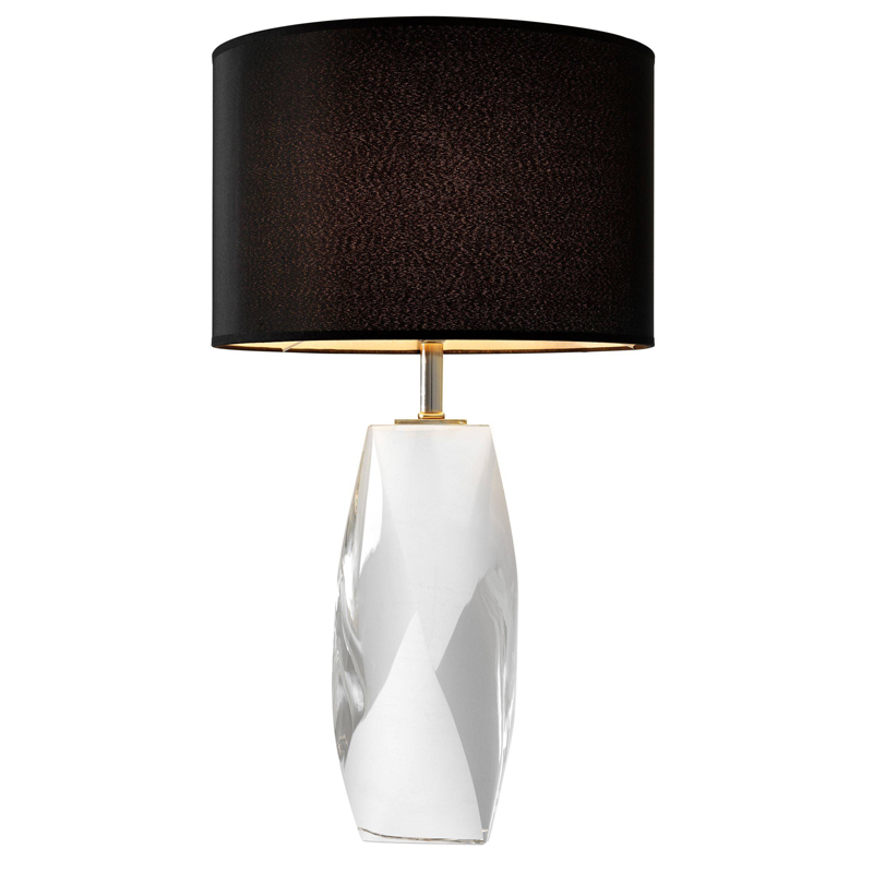 Настольная лампа Eichholtz Table Lamp Titan Кристалл (Crystal) Черный Настольная лампа Eichholtz Table Lamp Titan Кристалл (Crystal) Черный в Волгограде | Loft Concept